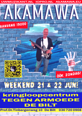 akamawa live weekend 21 juni 2025 de bilt nl