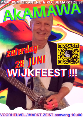 akamawa live wijkfeest 28 juni 2025 zeist nl